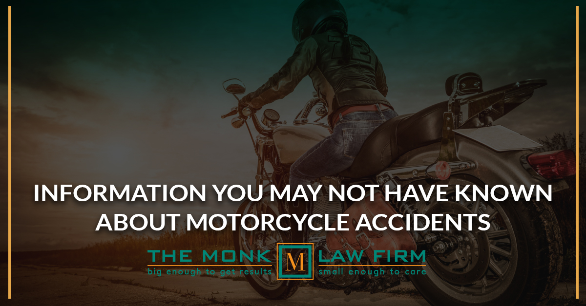 Information You May Not Have Known About Motorcycle Accidents